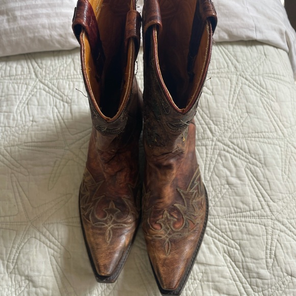 OLD GRINGO-BOOTSTAR Women’s boots 8 B Cactus Flower-Snip Toe Handmade in Mexico - Picture 3 of 13